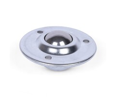 Kugelrolle 40 mm - Stahlblech-Gehäuse und Edelstahlkugel - 225 kg