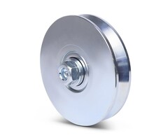 Laufrolle 157 mm mit runder U-Nut - 575 kg