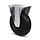 Luftbereifte Bockrolle 200 mm Rillenprofil 4PR - 75 kg