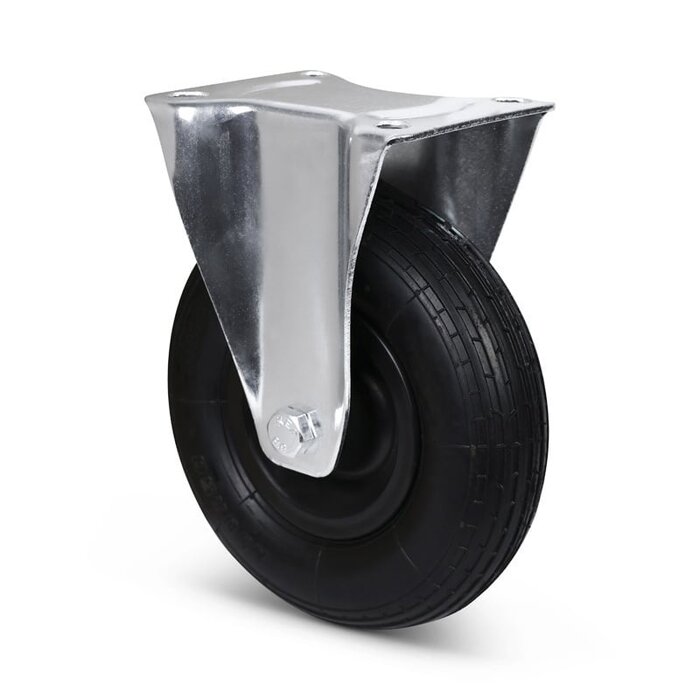 Luftbereifte Bockrolle 200 mm Rillenprofil 4PR - 75 kg