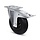 Luftbereifte Lenkrolle mit Bremse 200 mm Rillenprofil 4PR - 75 kg