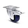 Blue Wheel Lenkrolle mit Bremse 80 mm - Rollenlager - 110 kg