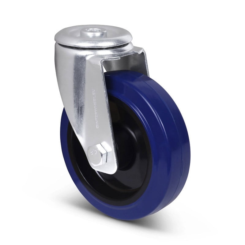 Blue Wheel Lenkrolle 125 mm - Rollenlager - 220 kg