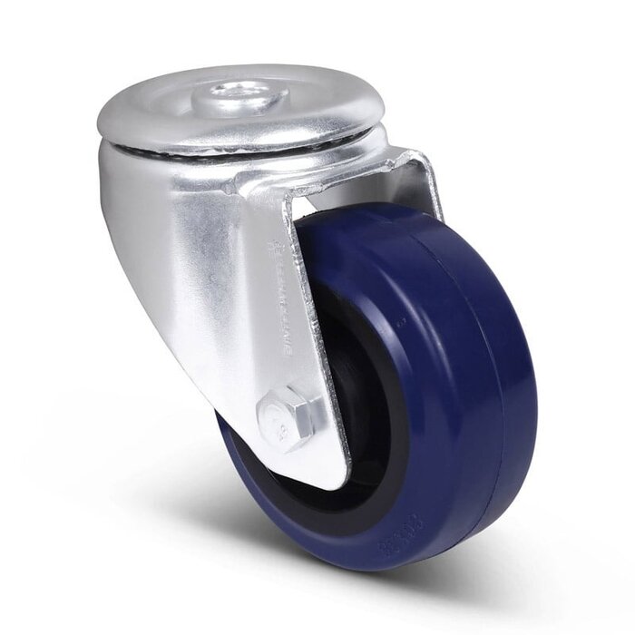 Blue Wheel Lenkrolle 80 mm - Rollenlager - 110 kg