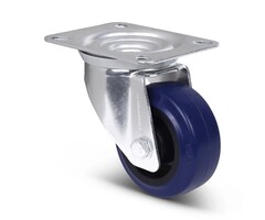 Blue Wheel Lenkrolle 80 mm - 110 kg