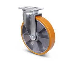 Polyurethan-Schwerlast-Lenkrolle 250 mm - 1000 kg
