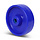 Polyamidrad 125 mm - Edelstahl-Rollenlager 15 mm - 300 kg