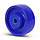 Polyamidrad 80 mm - Edelstahl-Rollenlager 12 mm - 150 kg