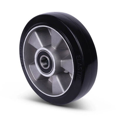 Elastisches Gummirad 180 mm - Kugellager 20 mm - 350 kg