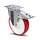 Polyurethan-Lenkrolle mit Bremse 200 mm - Rollenlager - 400 kg