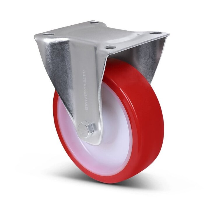 Polyurethan-Bockrolle 160 mm - Rollenlager - 300 kg