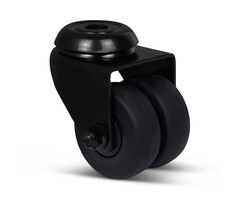 Schwarze Doppelrolle 50 mm - 80 kg