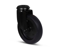 Schwarze Lenkrolle 100 mm - 80 kg