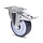 Polyurethan-Lenkrolle mit Bremse 160 mm - Kugellager - 350 kg