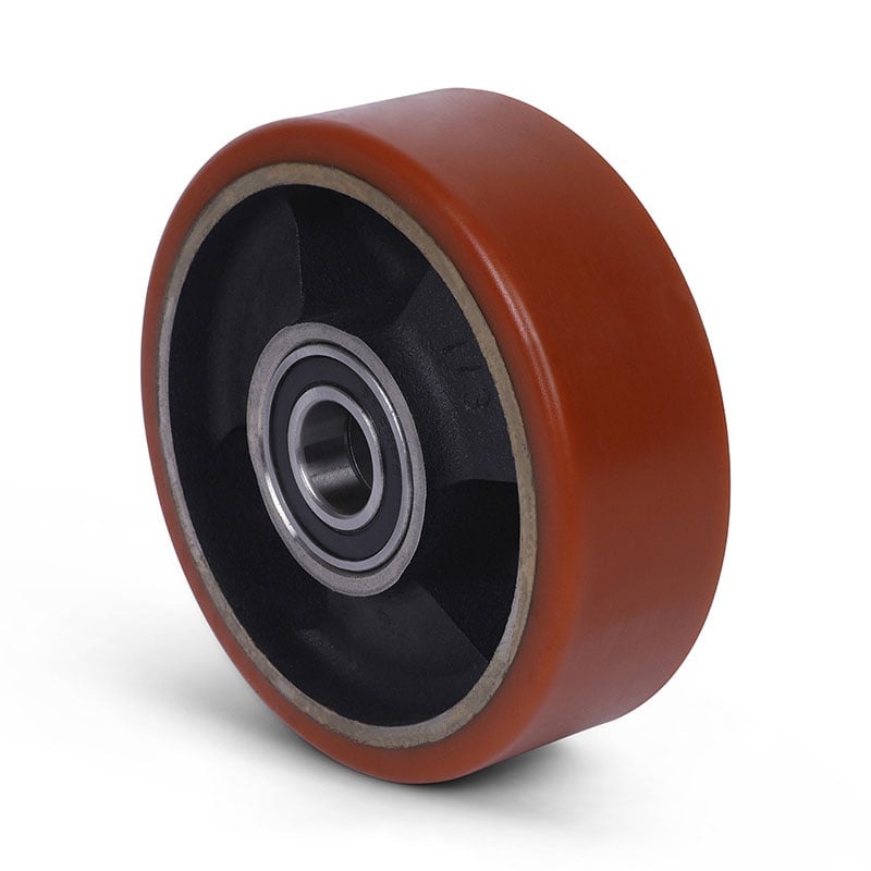 Polyurethanrad 150 mm - Kugellager 25 mm - 700 kg