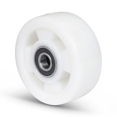Polyamidrad 125 mm - Kugellager 20 mm - 400 kg