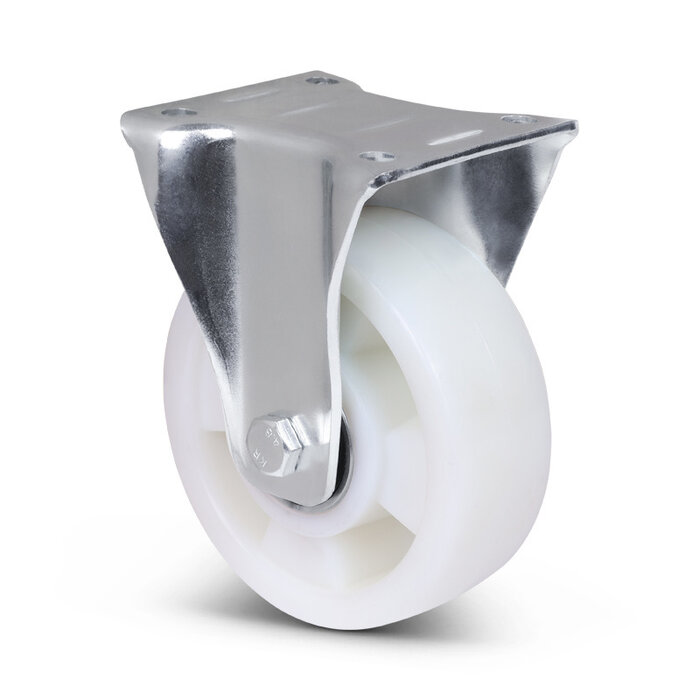 Polyamid-Schwerlast-Bockrolle 125 mm - Kugellager - 350 kg