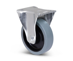 Elastische Gummi-Bockrolle 125 mm - 250 kg
