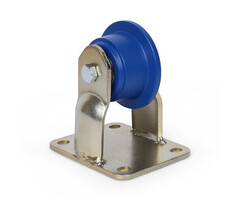 Grauguss-Bockrolle mit Flansch 75 mm – 800 kg