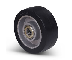Elastisches Gummirad 100 mm - 180 kg