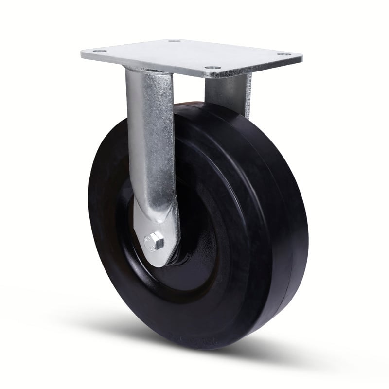 Elastik-Schwerlast-Bockrolle 250 mm – 1000 kg