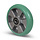 Ergonomisches Polyurethanrad 200 mm - Kugellager 20 mm - 700 kg