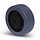 Elastisches Gummirad 100 mm - Kugellager 8 mm - 180 kg