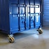 Wie transportiert man einen container ohne Kran?