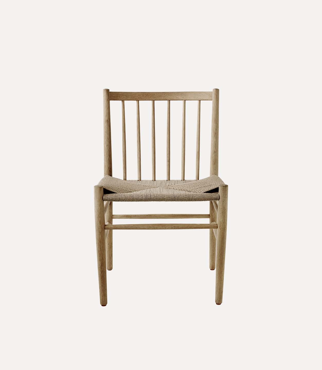 FDB Møbler Chair J80 Natural Oak Laquered