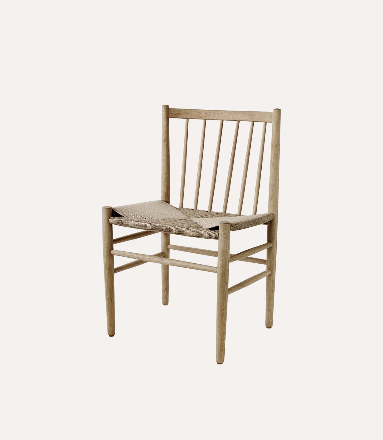 FDB Møbler Chair J80 Natural Oak Laquered