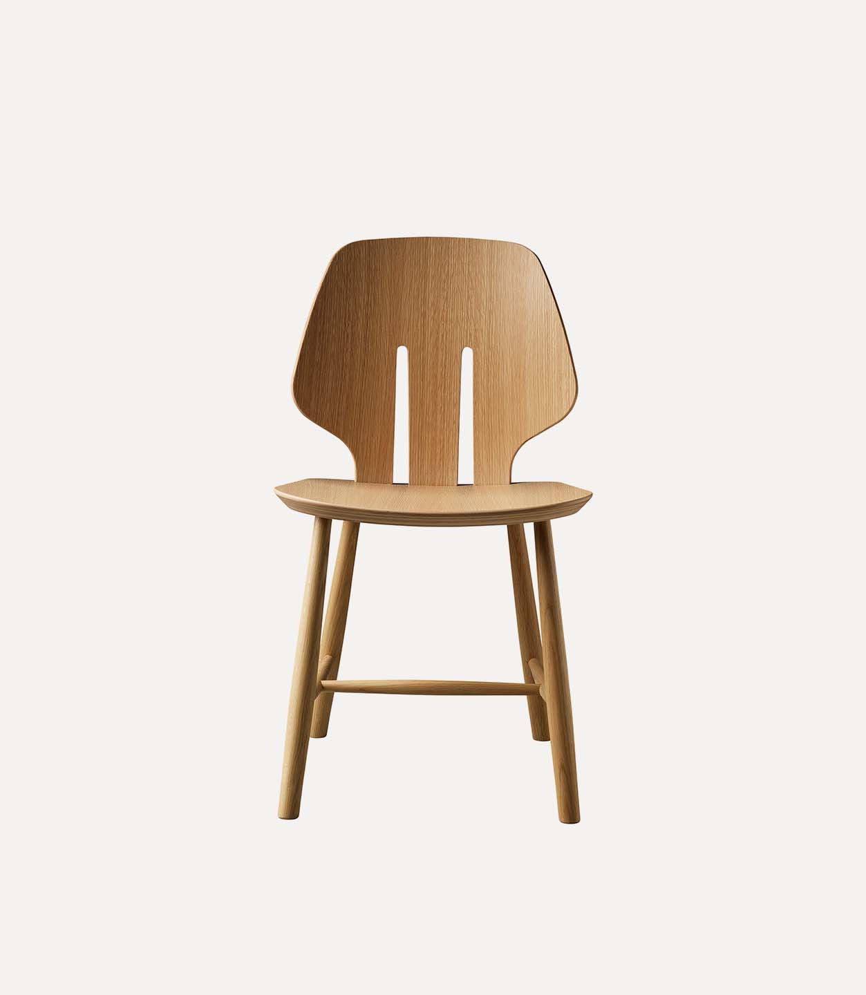 FDB Møbler Chair J67 Natural Oak Laquered