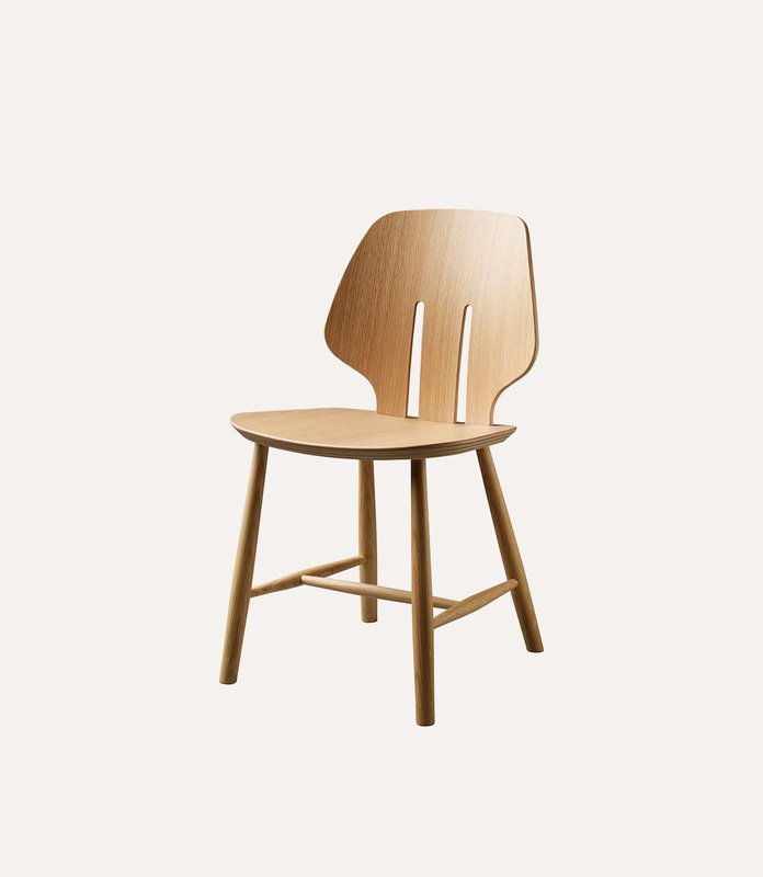 FDB Møbler Chair J67 Natural Oak Laquered