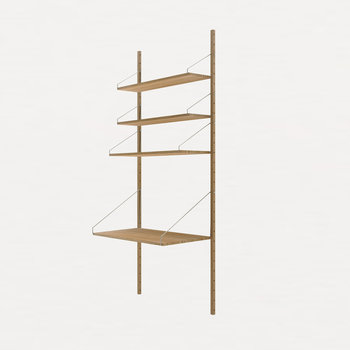Frama Shelf Library Natural Oak Desk Section H185.2/W80