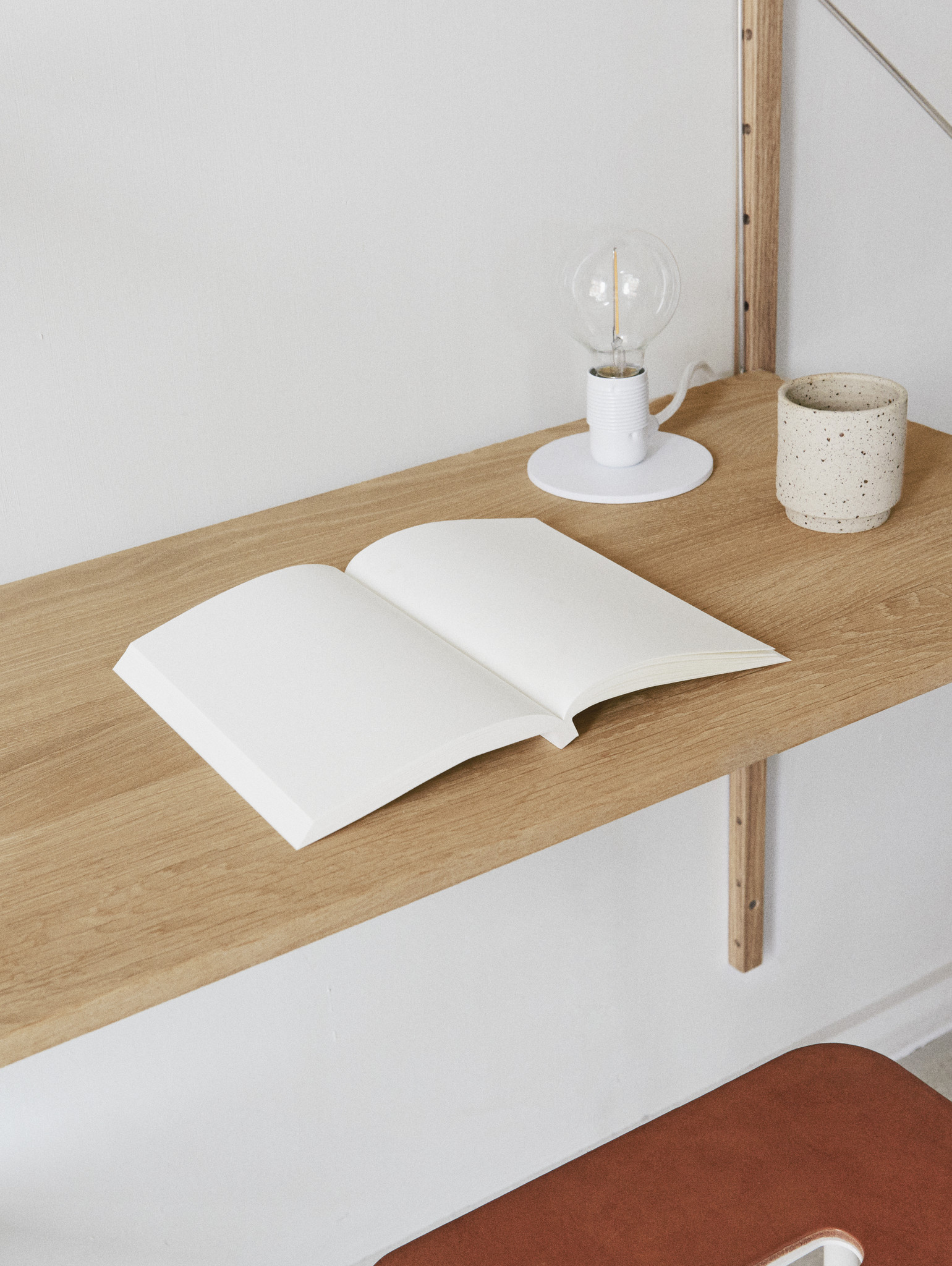 Frama Shelving Library Naturel Oak Desk Element H1852 / W80