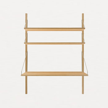 Frama Shelf Library Natural Oak Desk Section H114.8/W80