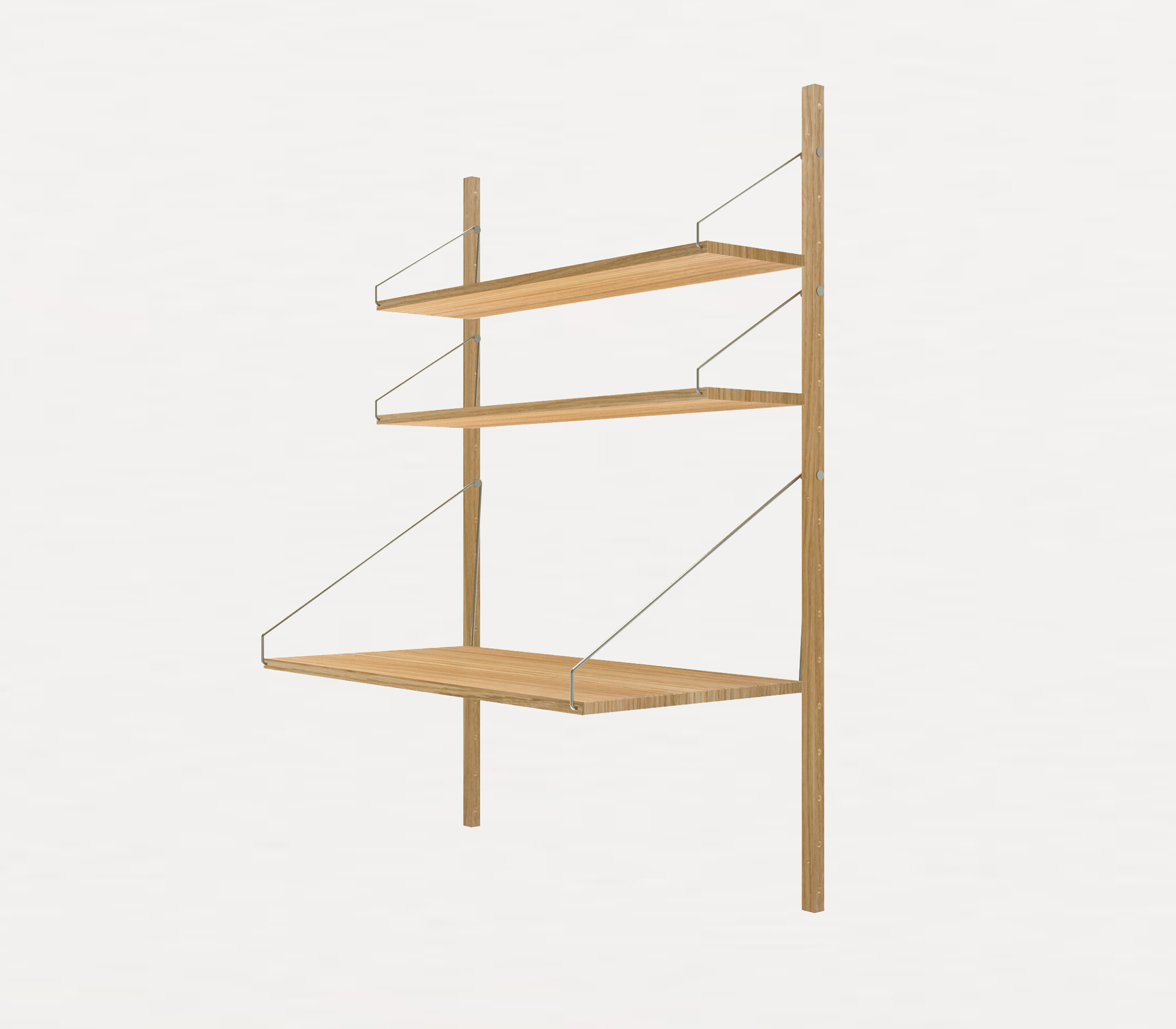 Frama Shelving Library Naturel Oak Desk Element H1148 / W80