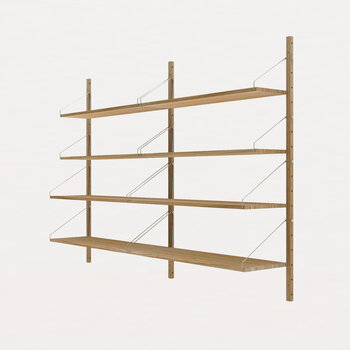 Frama Shelf Library Natural Oak Double H114.8/W80