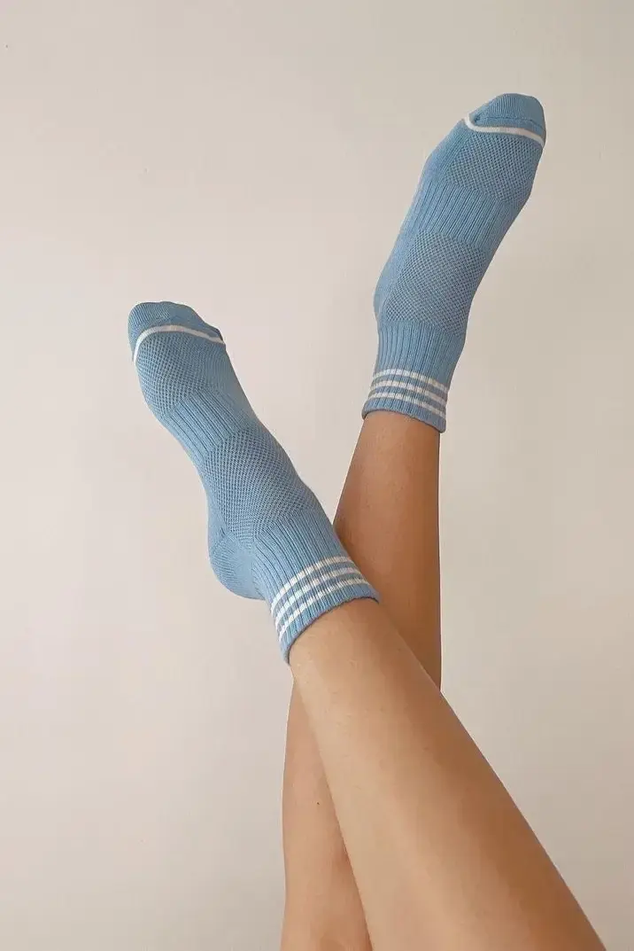 Le Bon Shoppe Girlfriend Socks Parasian Blue OS