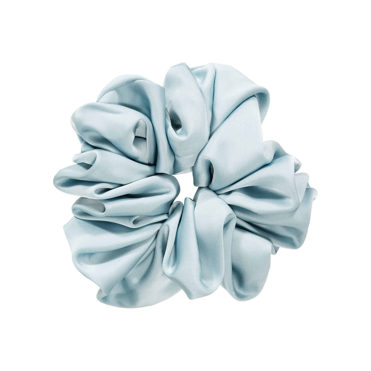 Pico Scrunchie Satin Extra Large Light Blue