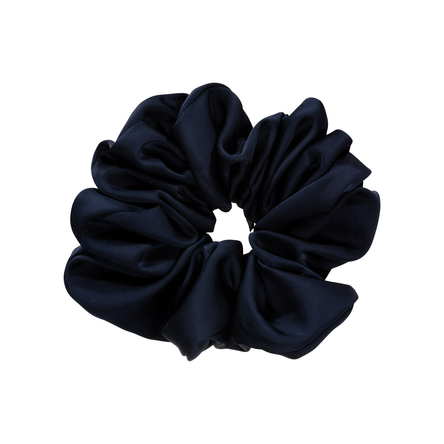 Pico Scrunchie Satin Extra Large Midnight Blue