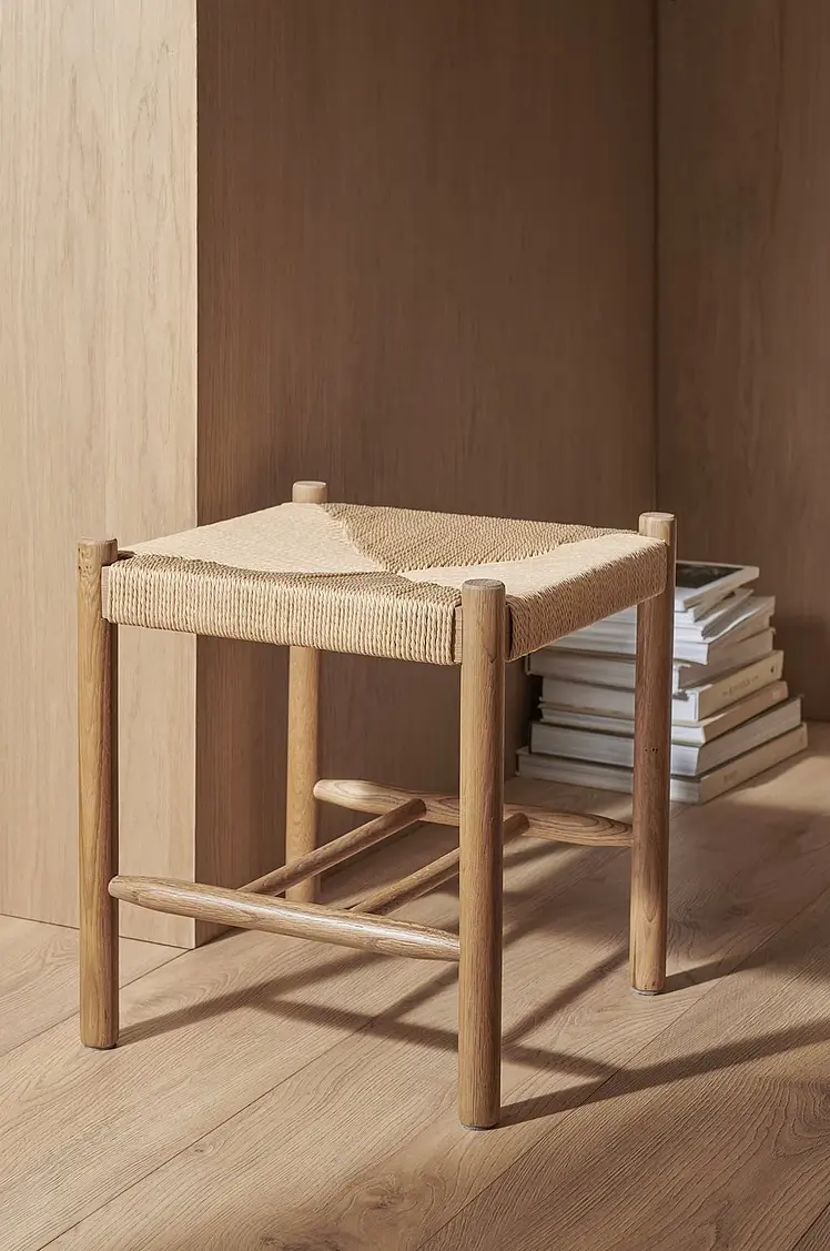 Ellos Solid Oak Stool