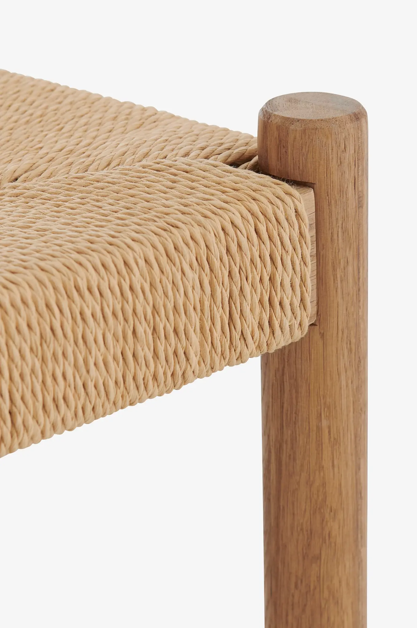 Ellos Solid Oak Stool
