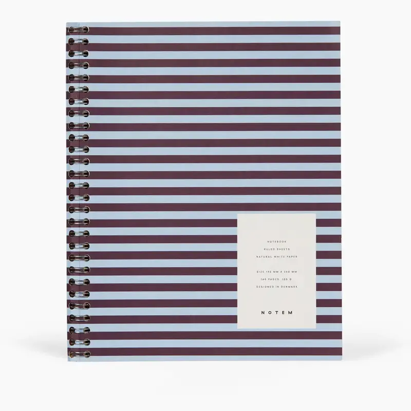 Notem Notebook Bordeaux Blue