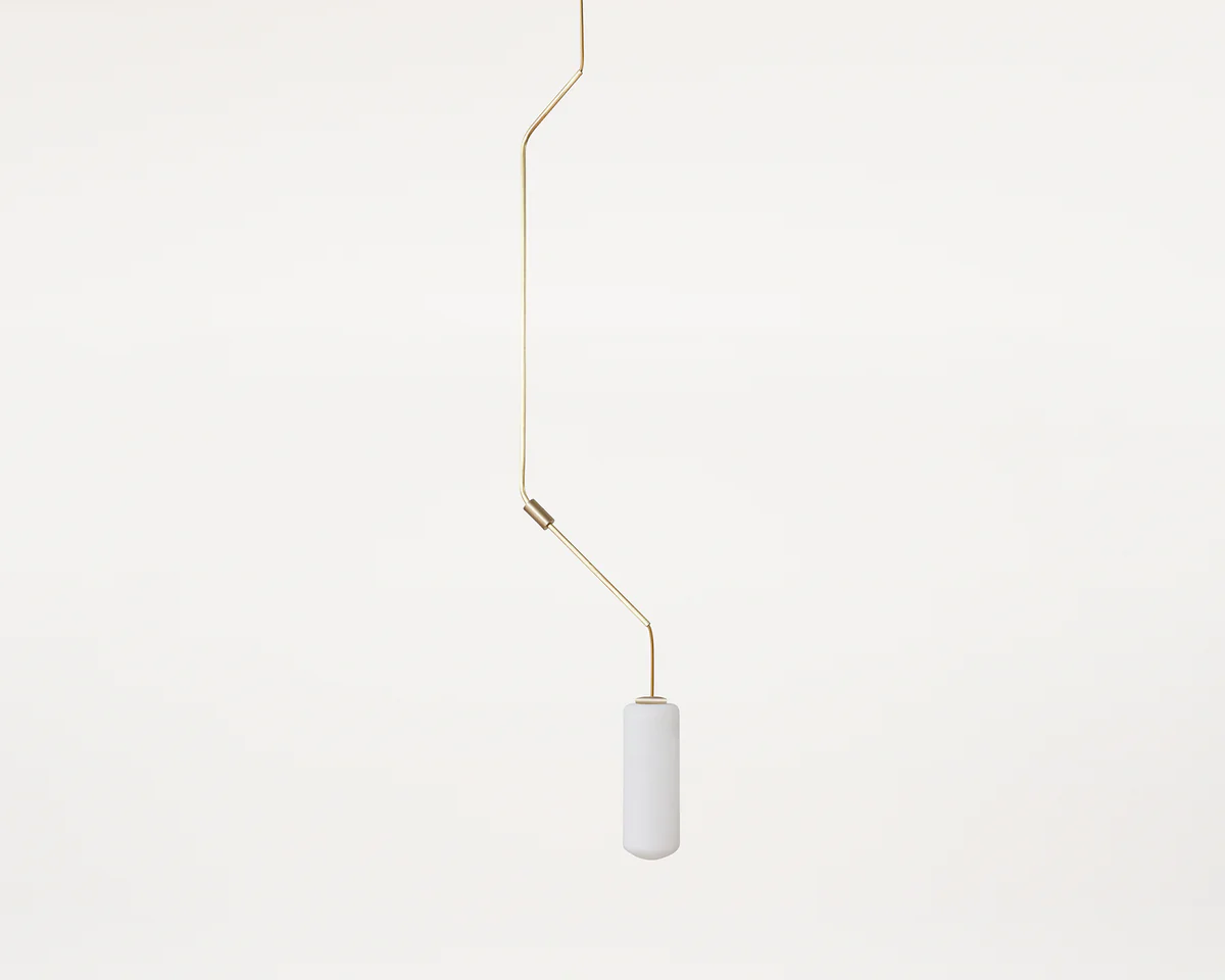 Frama Pendant Light Brass Form 1