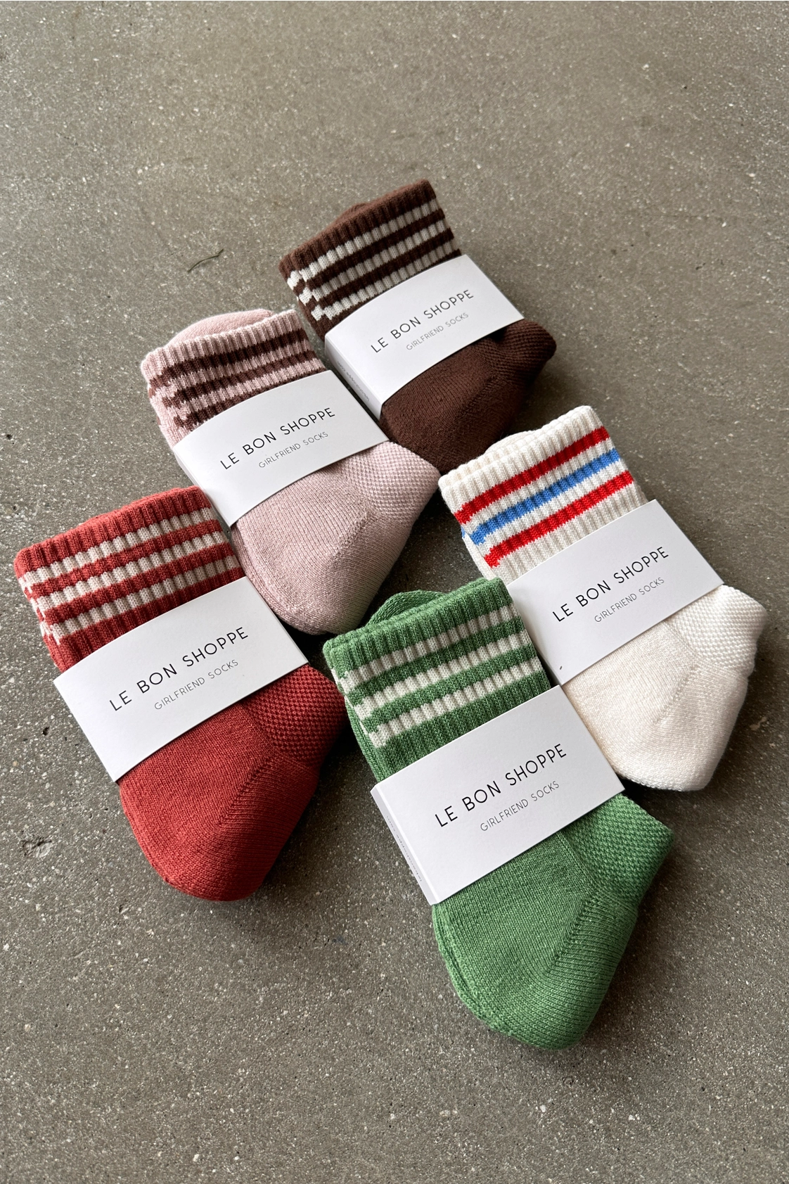 Le Bon Shoppe Girlfriend Socks Mahogany