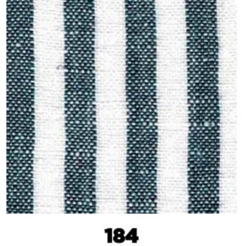 Linge Particulier Cushion Cover Linen Duck Blue/White Stripe 50x50