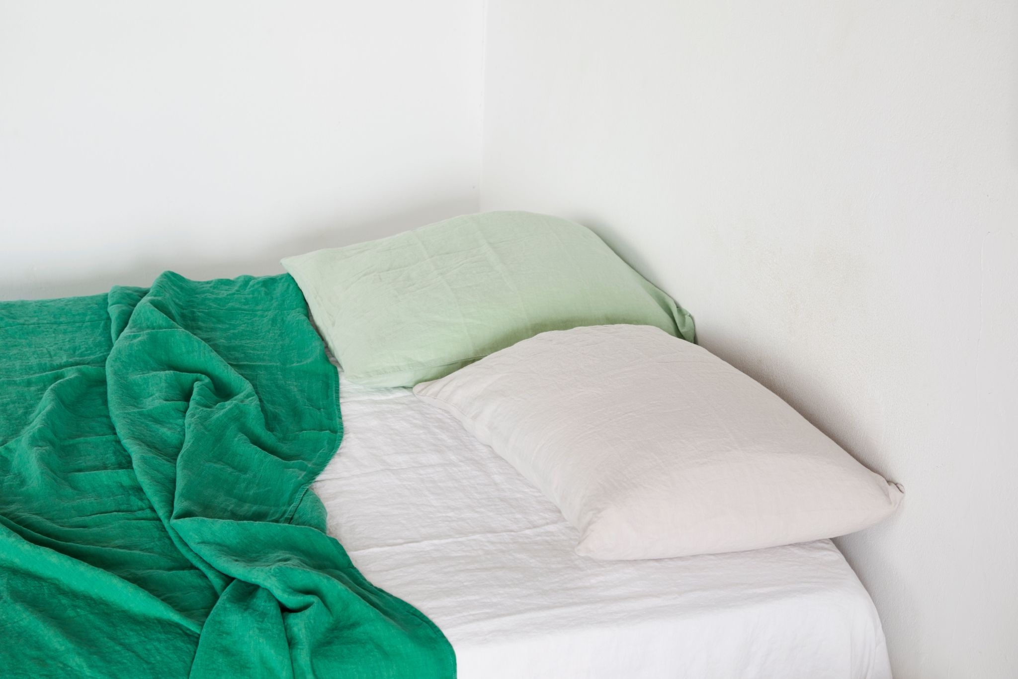 Linge Particulier Cushion Cover Linen Emerald 40x60