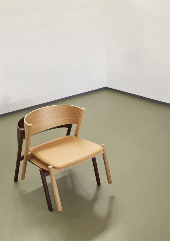 Hubsch Lounge Chair Oblique Oak