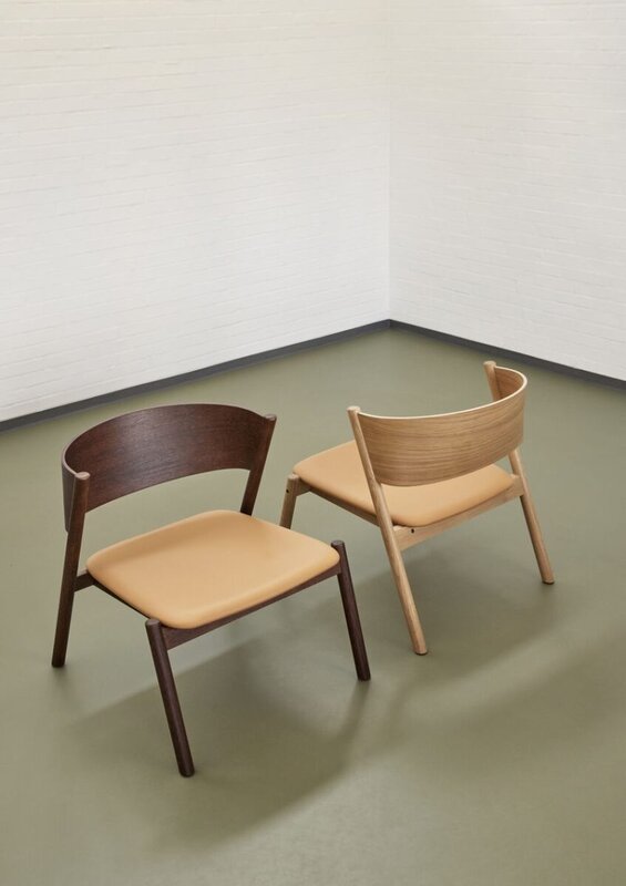 Hubsch Lounge Chair Oblique Oak