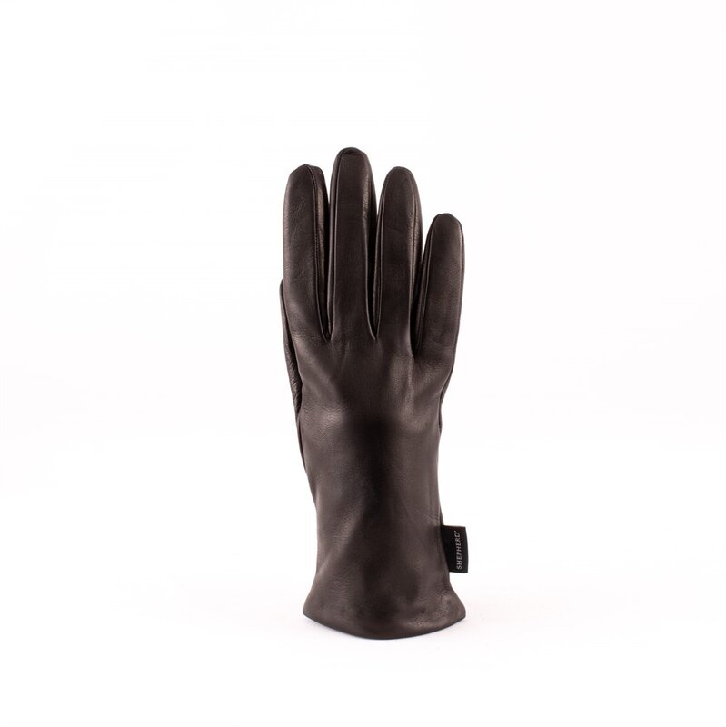 Shepard of Sweden Gloves Nappa and Lambswool Black Large
